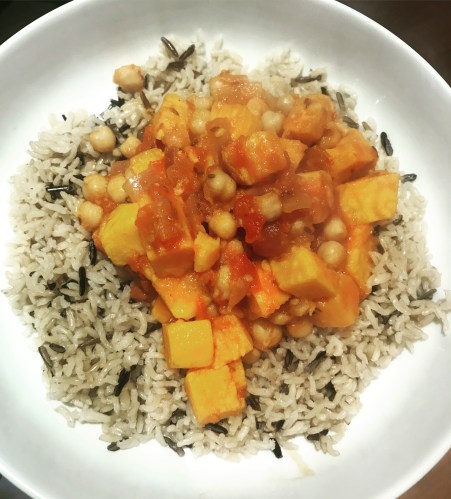 sweet potato chickpea curry